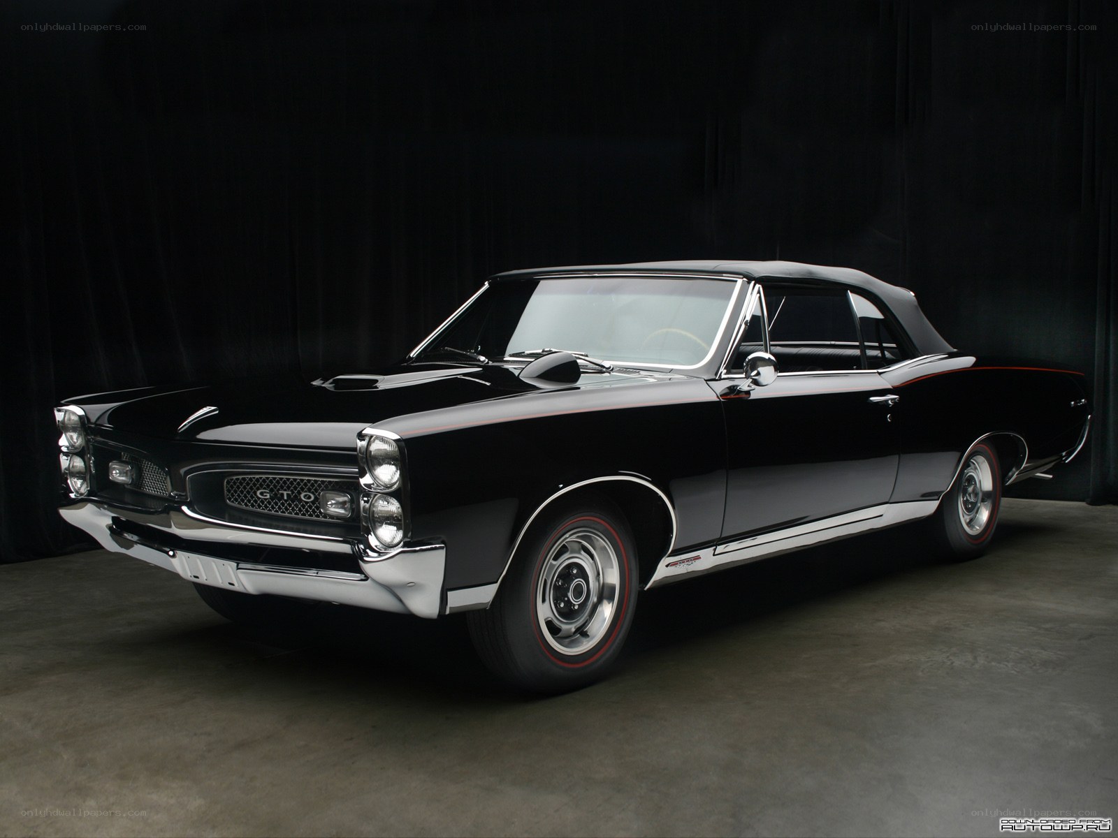 Black Pontiac GTO Convertible