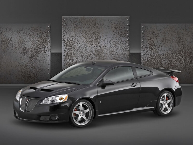 Black Pontiac GTO coupe