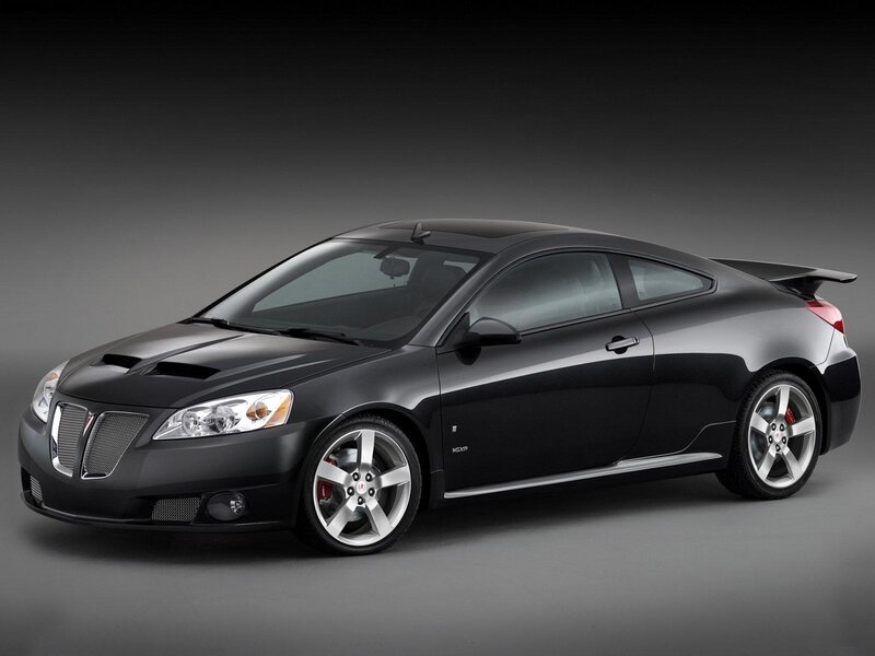 Black Pontiac GXP coupe
