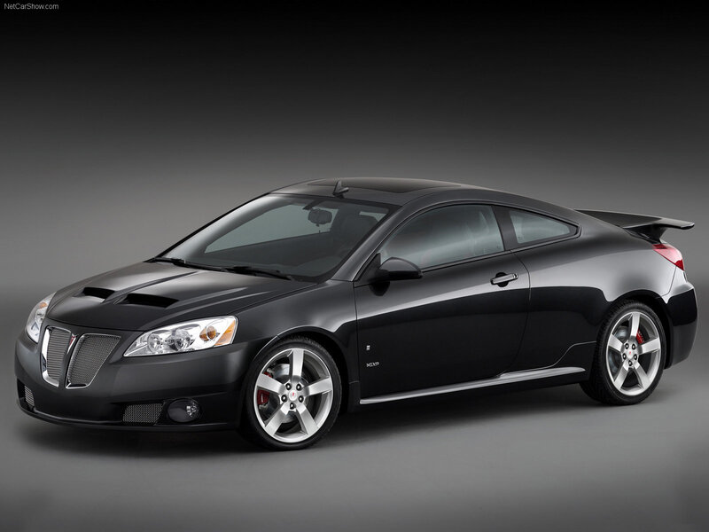 Black Pontiac GXP Coupe