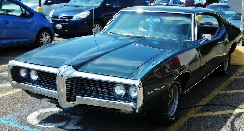 Black Pontiac Le Mans