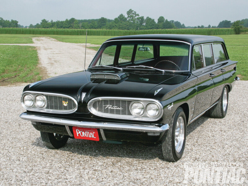Black Pontiac Station Wagon
