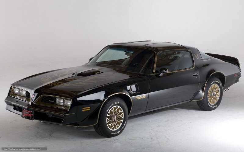 Black Pontiac Trans Am