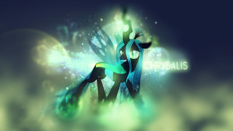 Black Pony with Glowing Wings