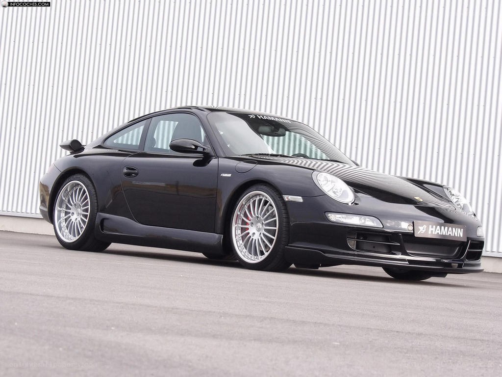 Black Porsche 911 by Hamann