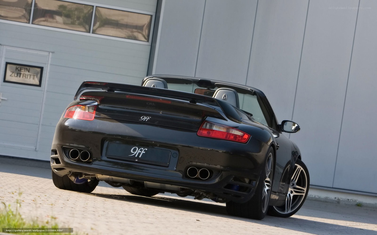 black porsche 911 convertible