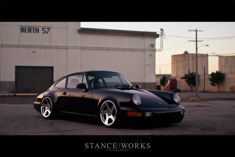 Black Porsche 911 — Dramatic