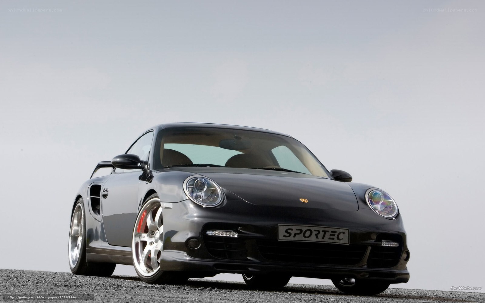 black porsche 911 sportec