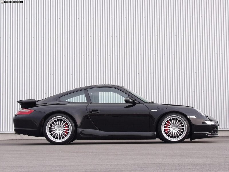 black porsche 911 sports car