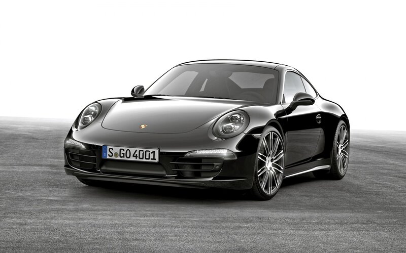 Black Porsche 911 sports car