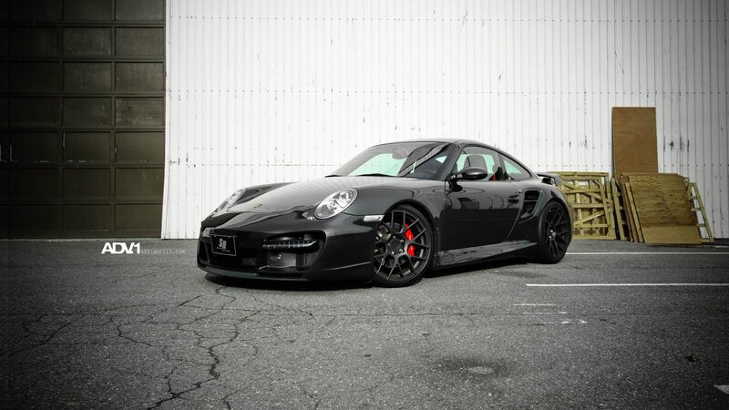 Black Porsche 911 Turbo