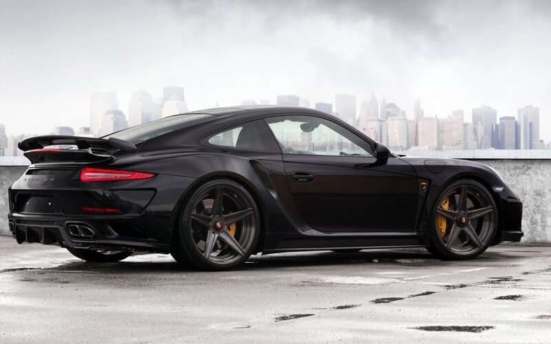 Black Porsche 911 Turbo S