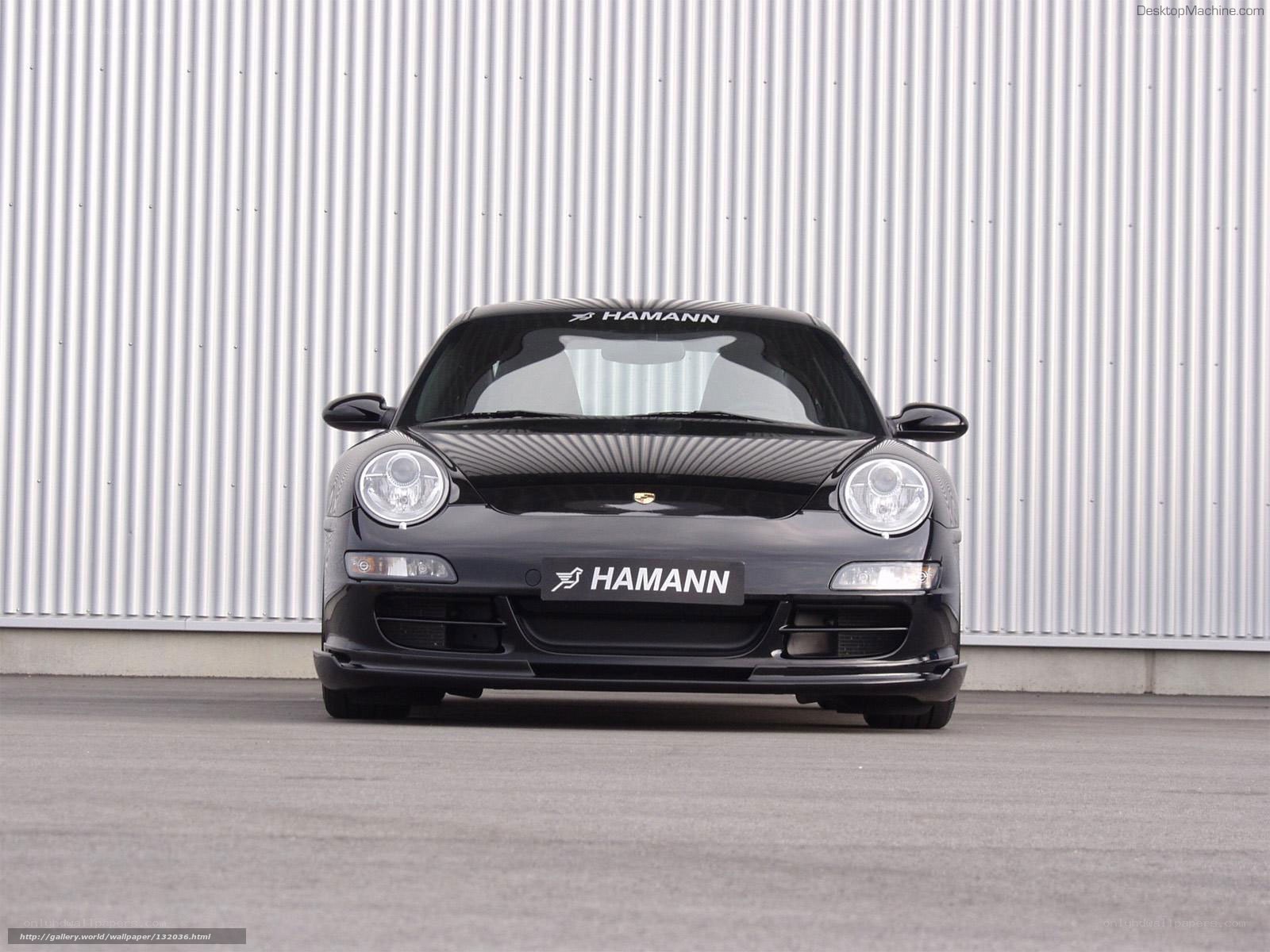 Black Porsche 911 with Hamann body kit