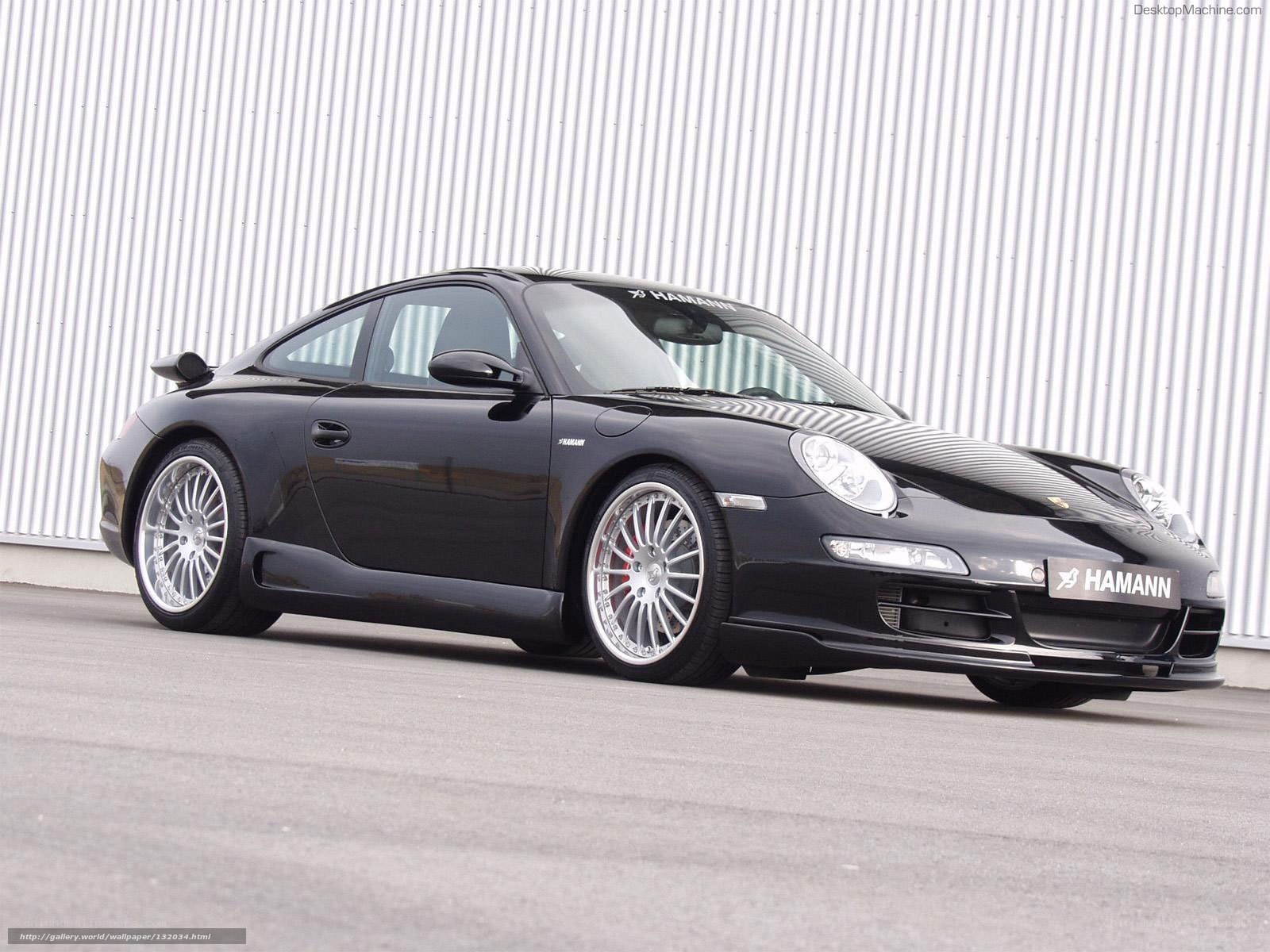 black porsche 911 with hamann body kit