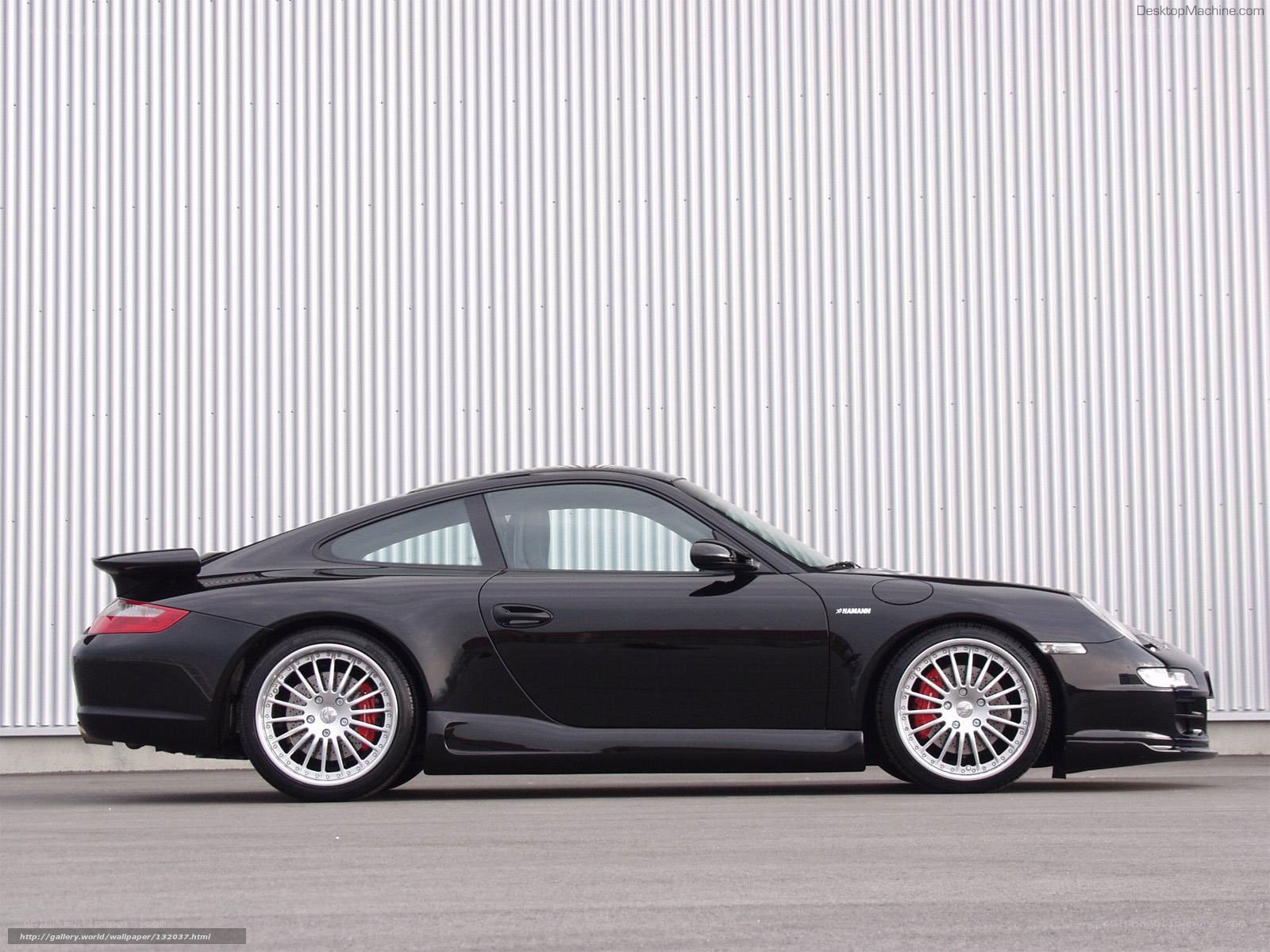 Black Porsche 911 with Hamann modifications