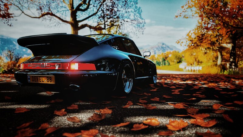 Black Porsche Car — Serene