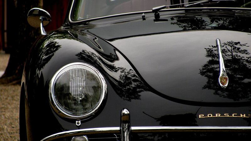 Black Porsche Car
