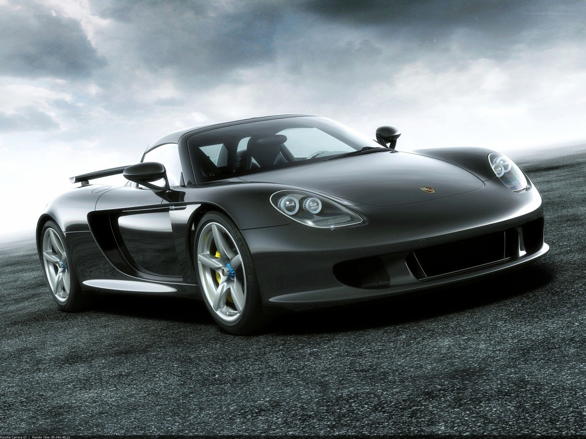 Black Porsche Carrera GT