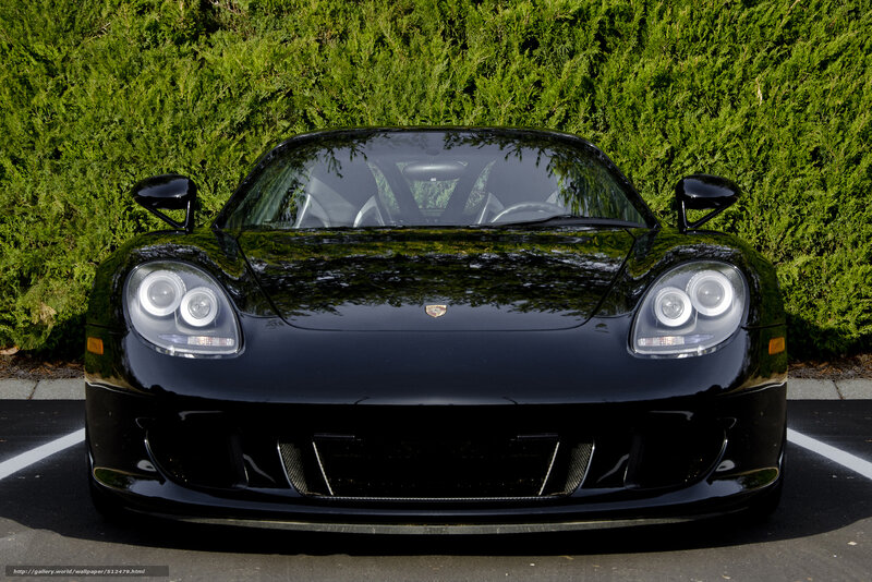 Black Porsche Carrera GT — Calm