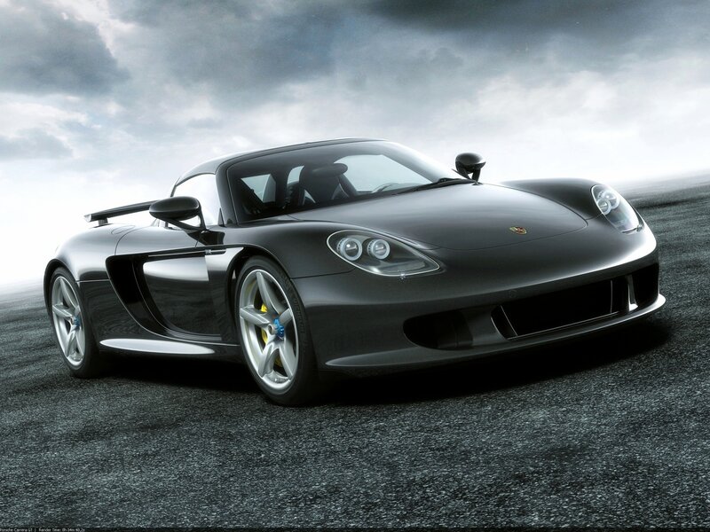 Black Porsche Carrera Gt — Dramatic