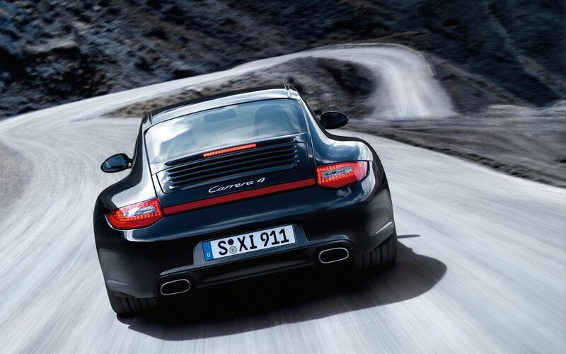 Black Porsche Carrera