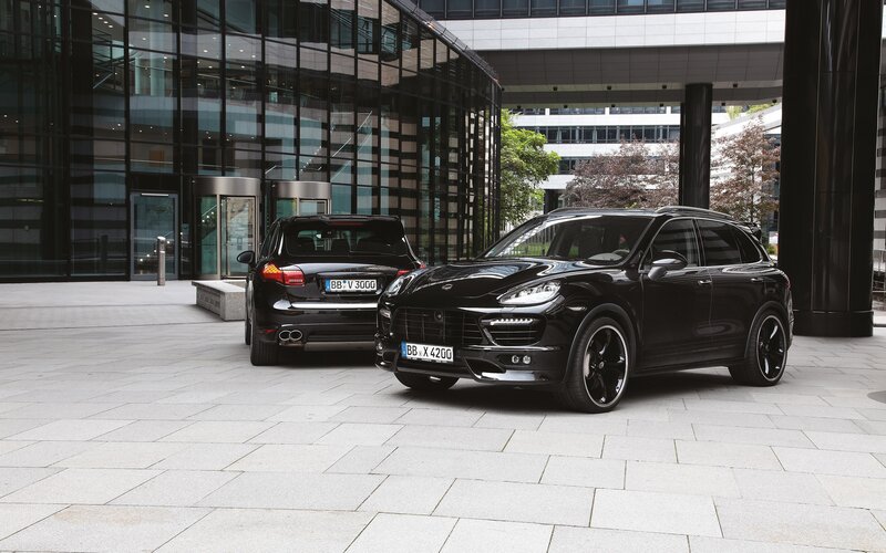 Black Porsche Cayenne SUVs