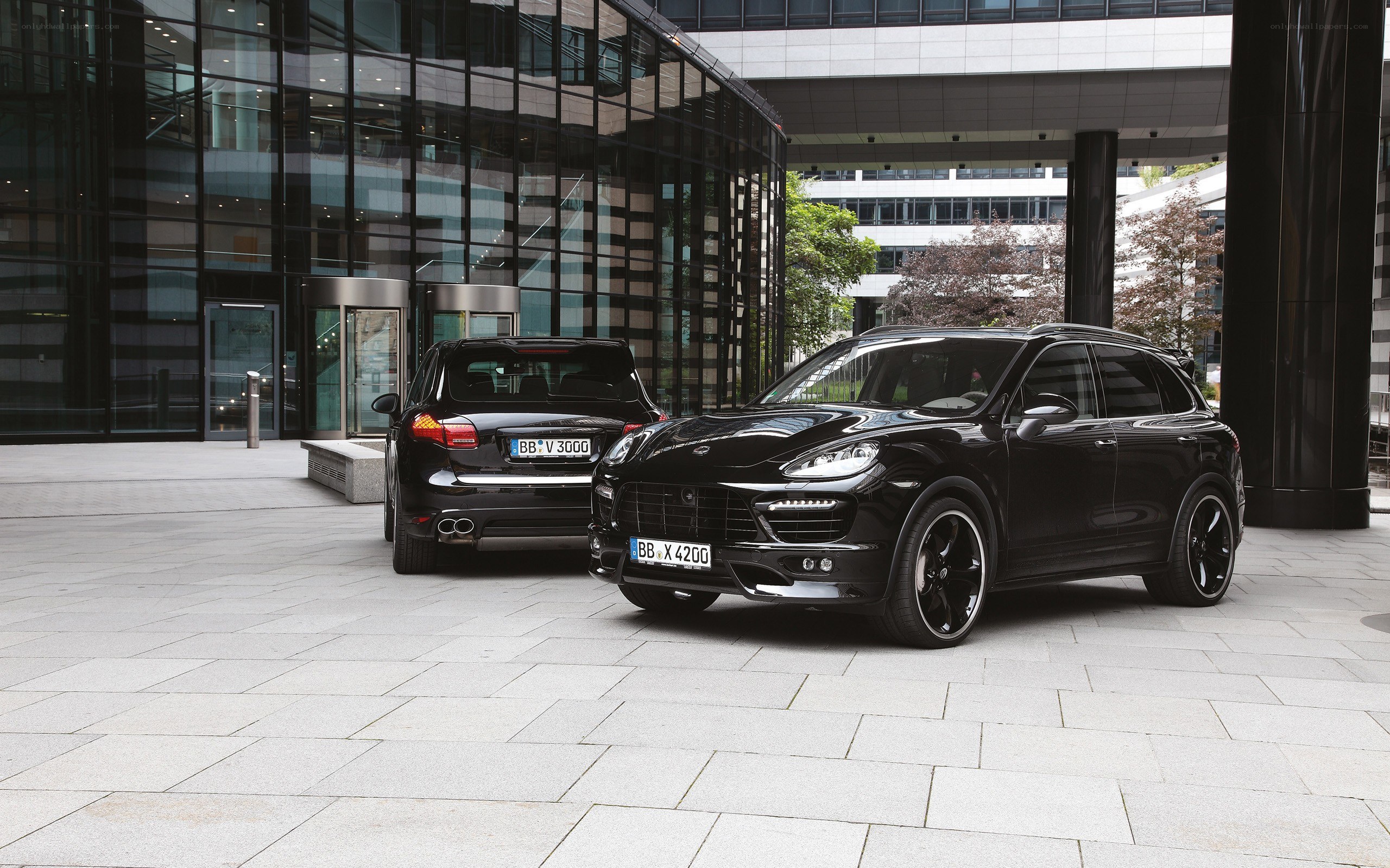 Black Porsche Cayenne SUVs