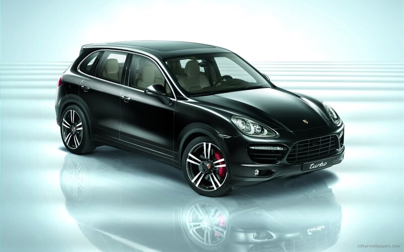 Black Porsche Cayenne Turbo