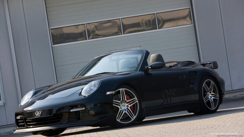 black porsche convertible car