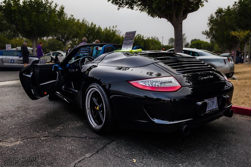 Black Porsche Convertible — Outdoor
