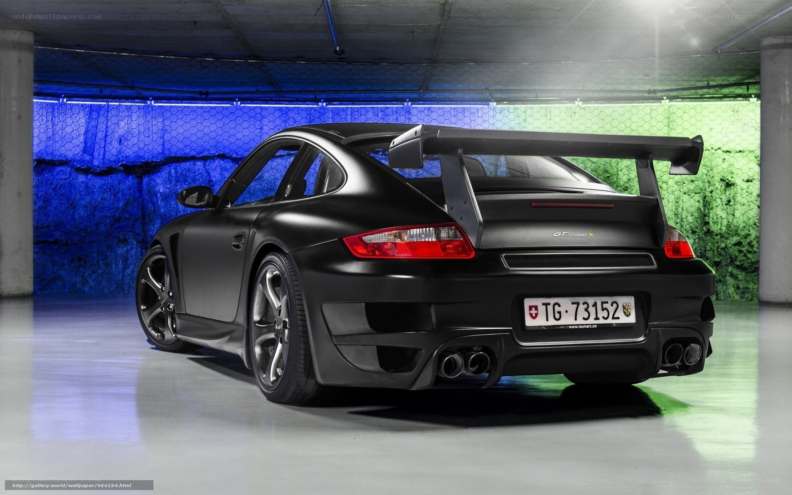black porsche gt3 rs