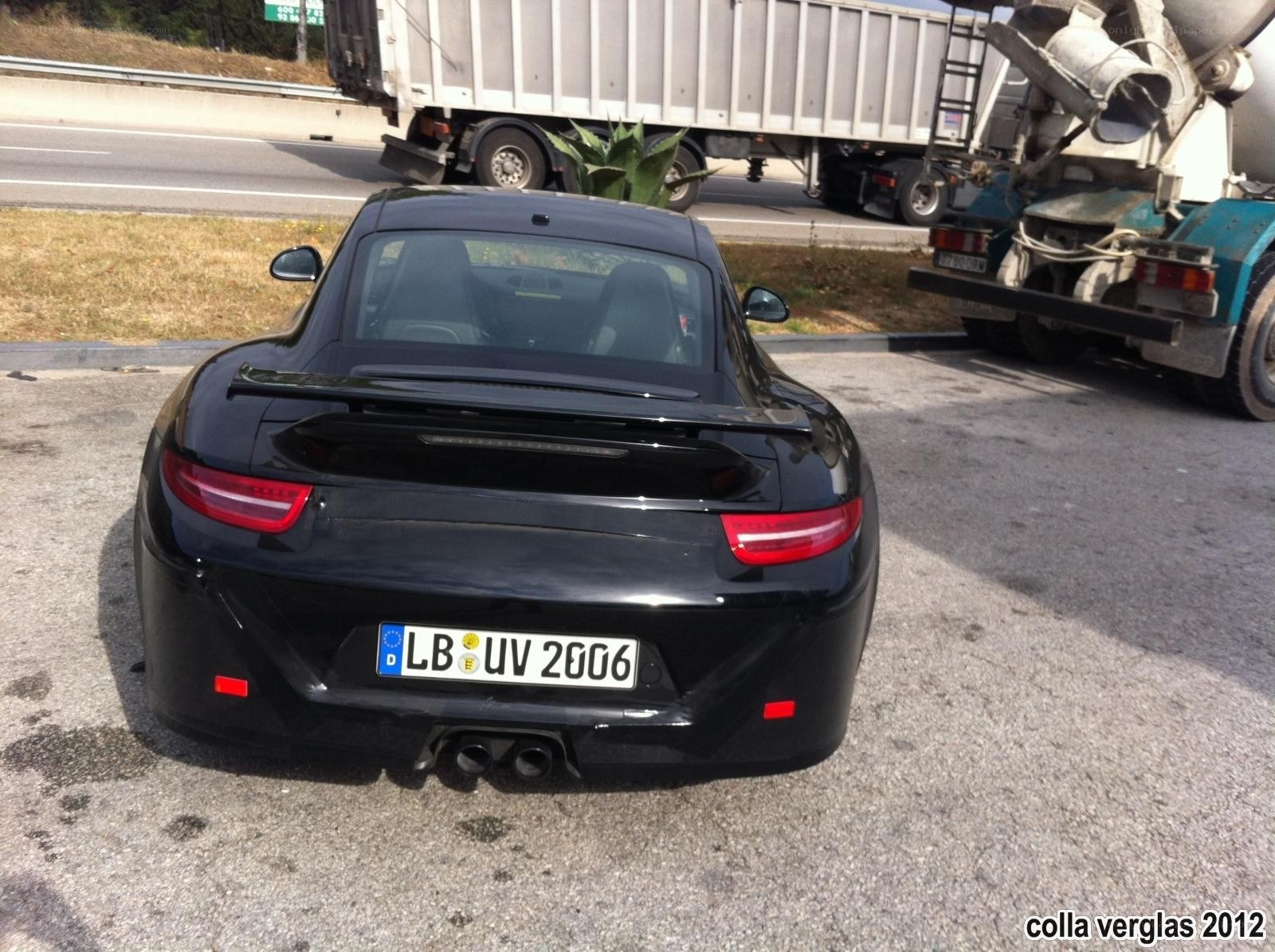 black porsche on highway