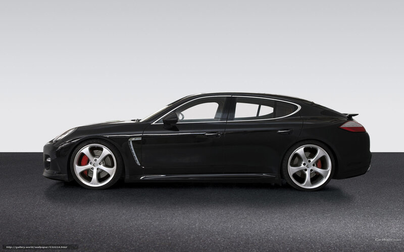 black porsche panamera sedan