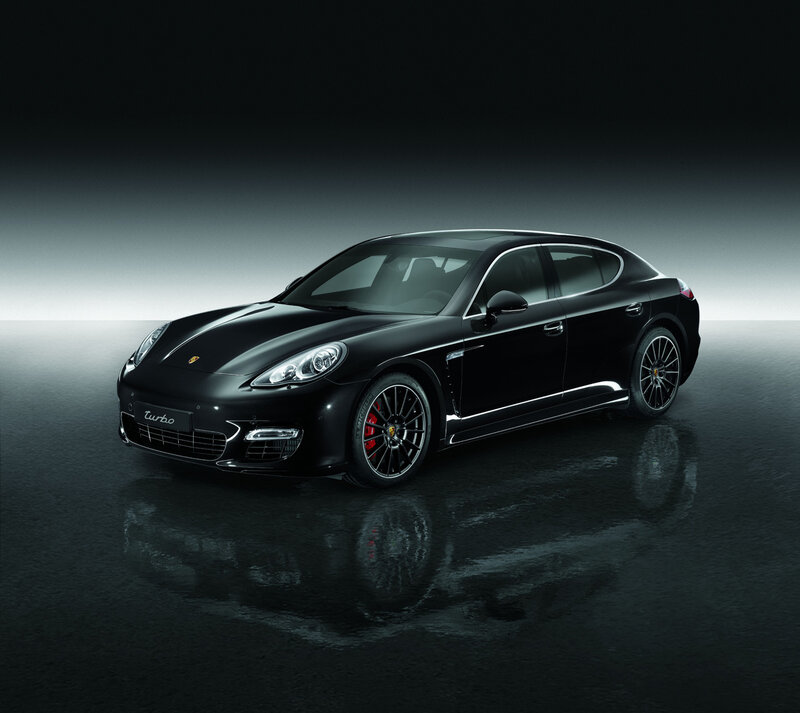 Black Porsche Panamera Turbo