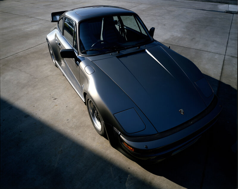 Black Porsche sports car
