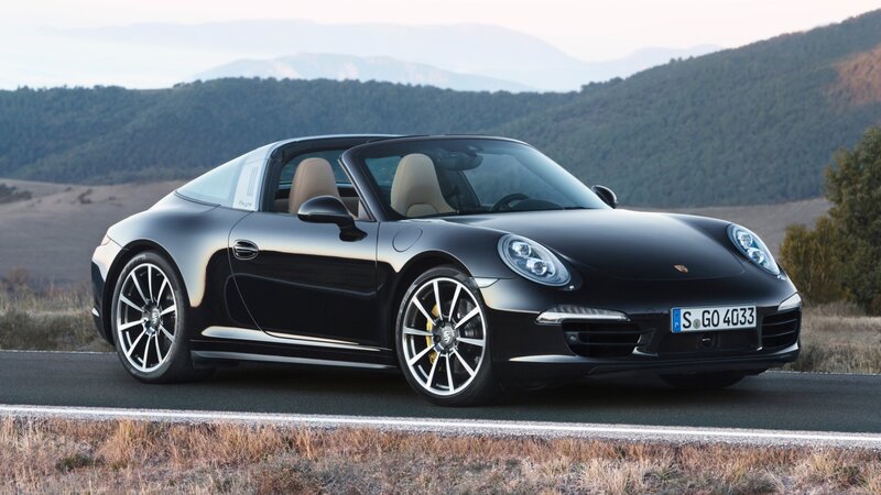 Black Porsche Targa