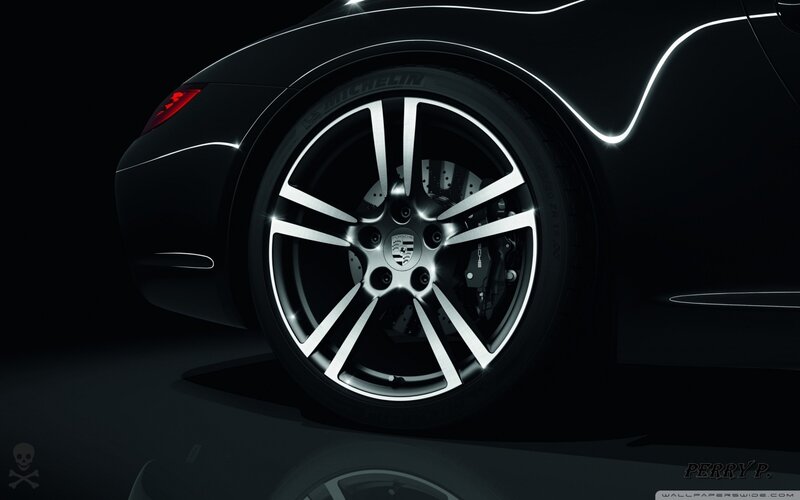 Black Porsche Wheel