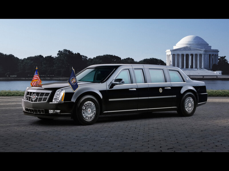 Black Presidential Limousine — Formal