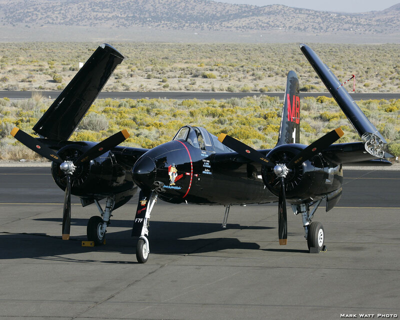 Black Propeller Plane — Calm, Afternoon
