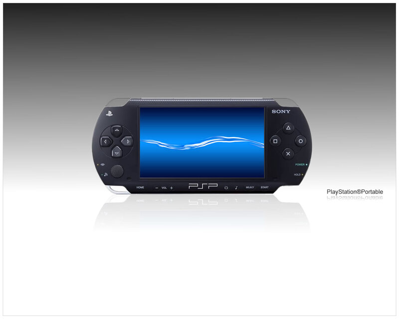 Black Psp Console