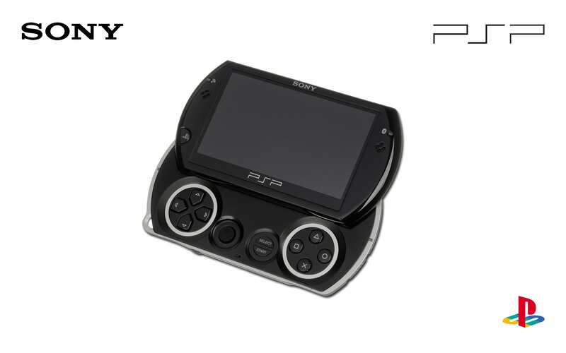 Black Psp Go Console