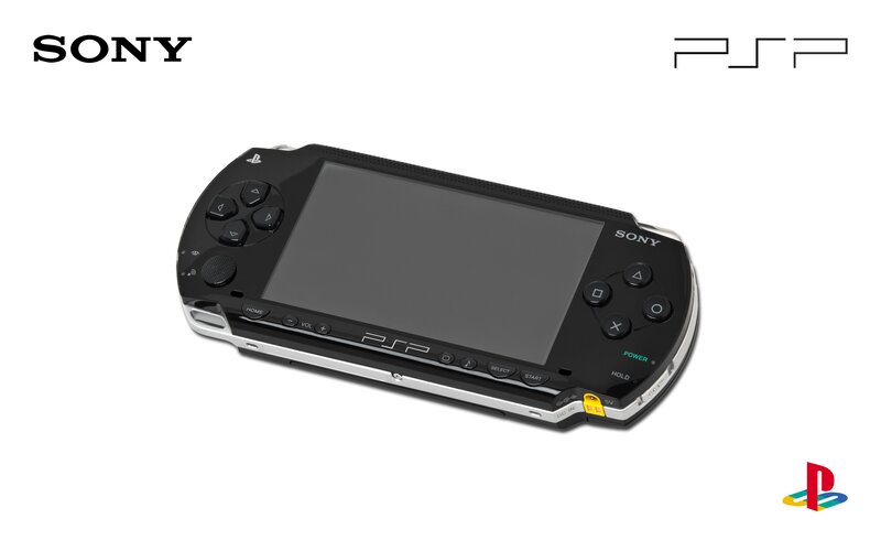 Black Psp Handheld — Neutral, Photograph