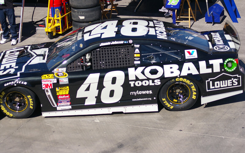 Black Race Car — Active, Afternoon, Photograph