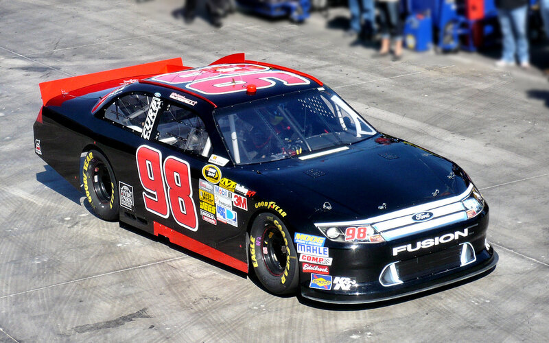 Black Race Car — Active, Afternoon