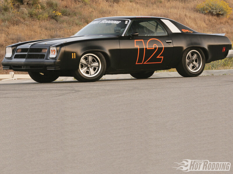 Black Race Car — Calm, Afternoon, Photograph