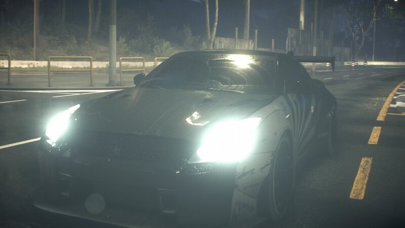 Black Race Car — Dark, Dramatic