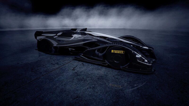 Black Race Car — Dark, Night