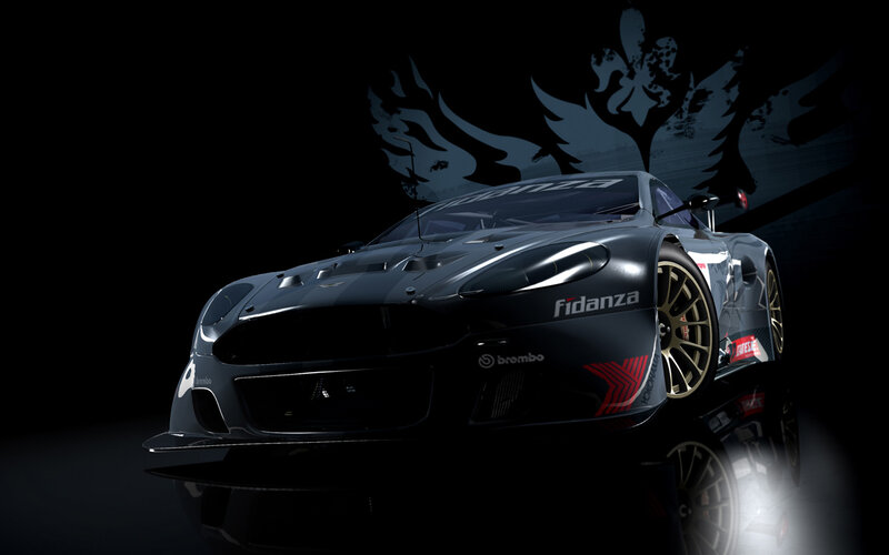 Black Race Car — Dramatic, 3d Render, Flame Design
