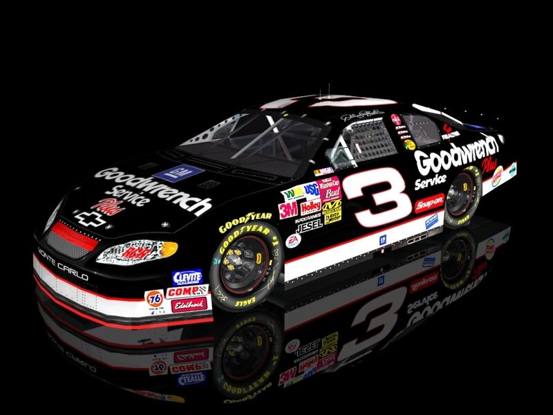 Black Race Car — Dramatic, 3d Render, Goodwrench