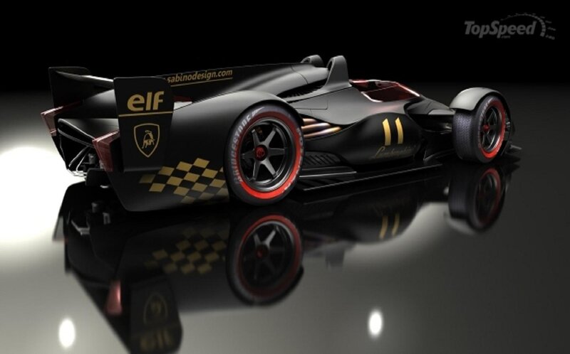 Black Race Car — Dramatic, 3d Render, Wings